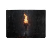 WZYWHJ Tappeti per soggiorno, tappeto runner antiscivolo per asilo nido tappeto da gioco 203,2 x 147,3 cm Torce al buio stampato