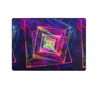 WZYWHJ Tappeti per soggiorno, tappeto runner antiscivolo per asilo nido tappeto da gioco 203,2 x 147,3 cm immagine al neon