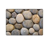 WZYWHJ Tappeti per soggiorno, tappeto runner antiscivolo per asilo nido tappeto da gioco 203,2 x 147,3 cm con stampa petoskey stone