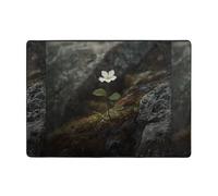WZYWHJ Tappeti per soggiorno, tappeto runner antiscivolo per asilo nido tappeto da gioco 203,2 x 147,3 cm immagine fiore sconosciuto