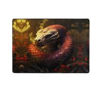 WZYWHJ Tappeti per soggiorno, tappeto runner antiscivolo per asilo nido tappeto da gioco 203,2 x 147,3 cm Il pitone della foresta gigante stampato