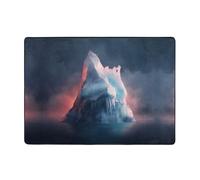 WZYWHJ Tappeti per soggiorno, tappeto runner antiscivolo per asilo nido tappeto da gioco 203,2 x 147,3 cm con stampa di iceberg che si scioglie