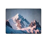 WZYWHJ Tappeti per soggiorno, tappeto runner antiscivolo per asilo nido tappeto da gioco 203,2 x 147,3 cm Top of The Snowy Mountain Stampe