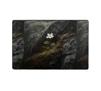 WZYWHJ Tappeti per soggiorno, tappeto runner antiscivolo, tappeto per asilo nido tappeto da gioco, 152,4 x 99,1 cm, immagine di fiori sconosciuti