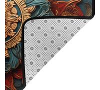 WZYWHJ Tappeti per soggiorno, tappeto runner antiscivolo, tappeto per asilo nido tappeto da gioco, 160 x 121,9 cm, motivo: ghirlanda di storia stampata