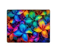 WZYWHJ Tappeti per soggiorno, tappeto runner antiscivolo tappeto per asilo nido tappeto da gioco 160 x 122 cm hawaiano colorato fiore stampato