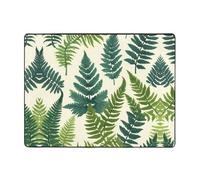 WZYWHJ Tappeti per soggiorno, tappeto runner tappeto antiscivolo tappeto per asilo nido tappeto da gioco 160 x 122 cm Enciclopedia delle felci stampe