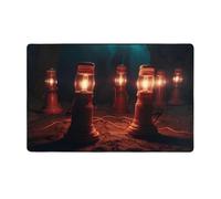 WZYWHJ Tappeti, Soggiorno Tappetini Runner Tappeto Non-Skip Nursery Mat Giocare Tappeto 60 x 39 pollici Torcia Luminosa Stampa