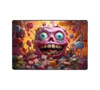 WZYWHJ Tappetino antiscivolo tappeto caramelle morte stampe morbido e confortevole buon assorbimento d'acqua sizeName per soggiorno e balcone