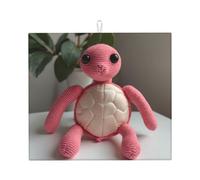 WZYWHJ Tappetino scolapiatti per cucina con tartaruga rosa, realizzato in spugna assorbente, con cordino per appenderlo, 45,7 x 40,6 cm