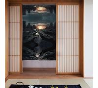 WZYWHJ Tende con stampa di cieli scuri, divisori versatili per casa, ufficio, cucina, bagno, tenda elegante e funzionale, 86,4 x 142,2 cm