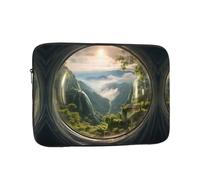 WZYWHJ The Beautiful Scenery in the Bubble Printed Custodia per laptop portatile antiurto da 10 pollici per uomini e donne viaggi d'affari, scuola, ufficio uso quotidiano