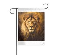 Wzywhj The Dull Lion King - Bandiera da giardino estiva, decorazione su entrambi i lati, 30,5 x 45,7 cm