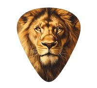 WZYWHJ The Dull Lion King - Plettri per chitarra, 12 pezzi, stampa confortevole, tono chiaro, spessore moderato, adatto per chitarra e chitarra elettrica