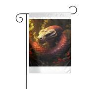 Wzywhj The Giant Forest Python Picture Summer Garden Flag Double Face Decorazione Cortile 30,5 x 45,7 cm