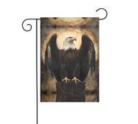 Wzywhj The Majestic Eagle Pattern Summer Garden Flag Double Face Decorazione Cortile 30,5 x 45,7 cm