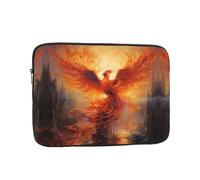 WZYWHJ The Phoenix Reborn in Fire Custodia portatile antiurto per laptop da 15 pollici per uomini e donne viaggi d'affari, scuola, ufficio uso quotidiano