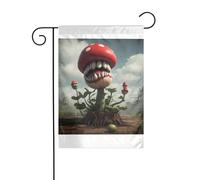 Wzywhj The Terrificante Piranha Pianta Immagine Estate Giardino Bandiera Doppio Lato Decorazione Cortile 30,5 x 45,7 cm