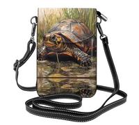 WZYWHJ The Turtle Crawling into the swamp Picture Borsa da donna in pelle a tracolla con tracolla regolabile