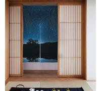 WZYWHJ The vast Starry Sky - Tende con stampa di cieli stellati, divisori versatili per casa, ufficio, cucina, bagno, tenda elegante e funzionale, 86,4 x 142,2 cm