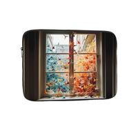 WZYWHJ Thousand Paper Cranes on the Window - Custodia portatile antiurto per laptop da 15 pollici, per uomini e donne, viaggi d'affari, scuola, ufficio, uso quotidiano