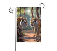 Wzywhj Tit For Tat Pattern Summer Garden Flag Double Sided Decorazione Cortile 30,5 x 45,7 cm