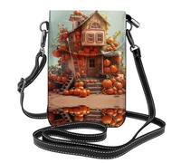 WZYWHJ Tomato House Picture Borsa da donna in pelle a tracolla con tracolla regolabile