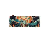 WZYWHJ Un mondo colorato che stampa fasce per bambini e accessori elastici per capelli morbidi per neonati e ragazze