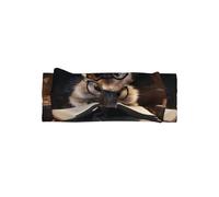 WZYWHJ Un piccolo criceto che legge un libro Stampa fasce per bambini e accessori elastici per capelli morbidi per neonati e ragazze