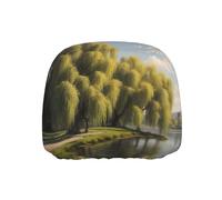 WZYWHJ Willow Trees by The Lake - Federa protettiva per sedile auto, camion, General Motors, confezione da 1