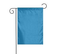 Wzywhj Zaffiro blu stampa estate giardino bandiera doppia faccia decorazione cortile 30,5 x 45,7 cm