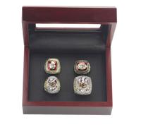 WZZXJQNRHF Anelli da Campionato, Set da 4 Pezzi, 1966, 1969, 2019, 2023, Anello da Campionato con Scatola Espositiva, Regalo Souvenir per Tifosi Di Calcio, Amici, Familiari/11#