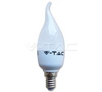 X 10 LAMPADE VTAC SOFFIO COLPO DI VENTO LED V-TAC 4 W LAMPADINA BIANCA FREDDA