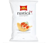 X 14 San Carlo Rustica, Patatine per Aperitivo, Buste da 190g l'una