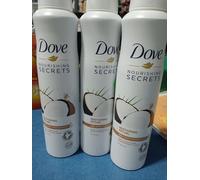 X 3 Dove deo spray coconut 250ml