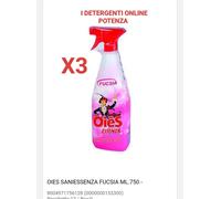 X 3 Oiès ESSENZA Detergente Profumato Ambienti FUCSIA 750 ml ORIGINALE PEZZI 3