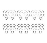 X 30mm Reggiseno O- Saldato In Acciaio Inossidabile 60 Pezzi K6L94798