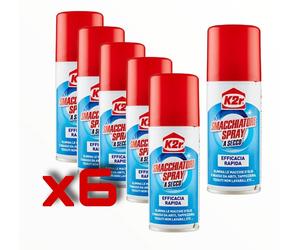 X 6 Pezzi Smacchiatore Spray K2R (600ml)