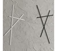 X.ABITAre Appendiabiti a parete Cross art. K128 in metallo da h. 150 cm
