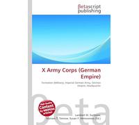 X Army Corps (German Empire): Formation (Military), Imperial German Army, German Empire, Headquarter