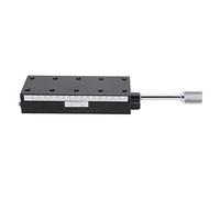 X Asse Linear Linear Stage Dovetail Scanalatura della scanalatura Piattaforma di trasmissione a vite Tabella XSLC90 per attrezzatura ottica lega in alluminio