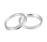 X AUTOHAUX 2 Anelli di centraggio per mozzo in Lega di Alluminio, Diametro Esterno da 65 mm a Diametro Interno 57,1 mm, distanziatori per Ruota