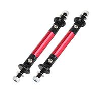 X AUTOHAUX 2 pezzi auto regolabile paraurti anteriore labbro leva splitter supporto asta rosso