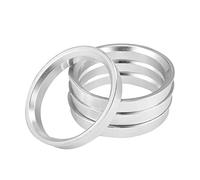 X AUTOHAUX 4 Anelli centrali per mozzo in Lega di Alluminio da 66,1 mm a ID 57,1 mm