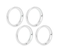 X AUTOHAUX 4 anelli di centraggio per mozzo auto, in lega di alluminio, da 66,6 a 57,1 mm, distanziatori