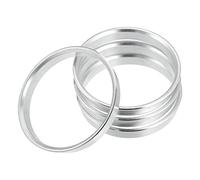X AUTOHAUX 4 Anelli di centraggio per mozzo in Lega di Alluminio, Diametro Esterno da 71,6 mm a Diametro Interno 66,6 mm, distanziatori per Ruota