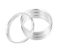 X AUTOHAUX 4 pz OD 66.6mm a ID 63.4mm Lega di Alluminio Auto Mozzo Centrico Anelli Ruota Bore Centro Distanziale Ricambio