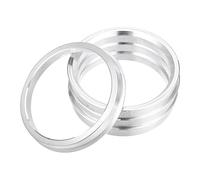 X AUTOHAUX 4 pz OD 76mm a ID 66.6mm Lega di Alluminio Auto Mozzo Centrico Anelli Ruota Bore Centro Distanziale Ricambio