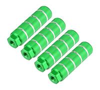 X AUTOHAUX 4 pz pedane posteriori verdi per BMX Bike Fit 3/8 pollici assi