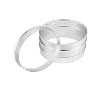 X AUTOHAUX 4pcs OD 57.1mm a ID 56.1mm Lega di Alluminio Hub Centric Anelli